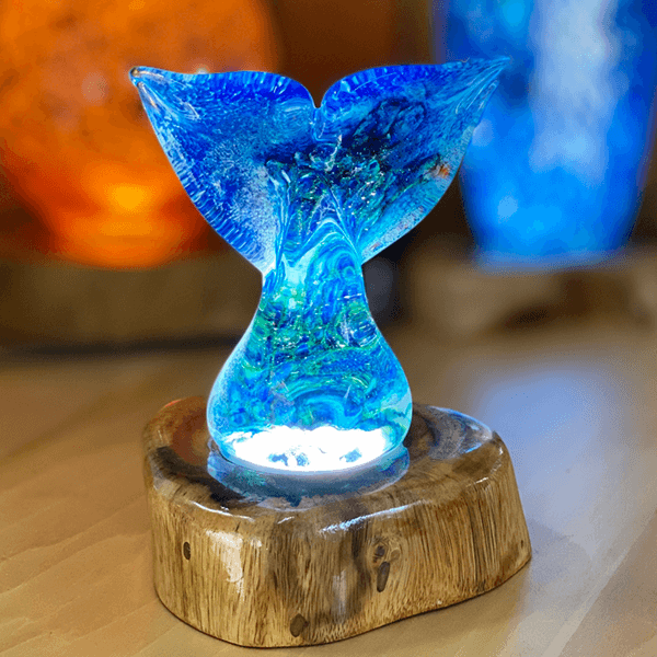 Whale Tail Water Glass in Multi-Color