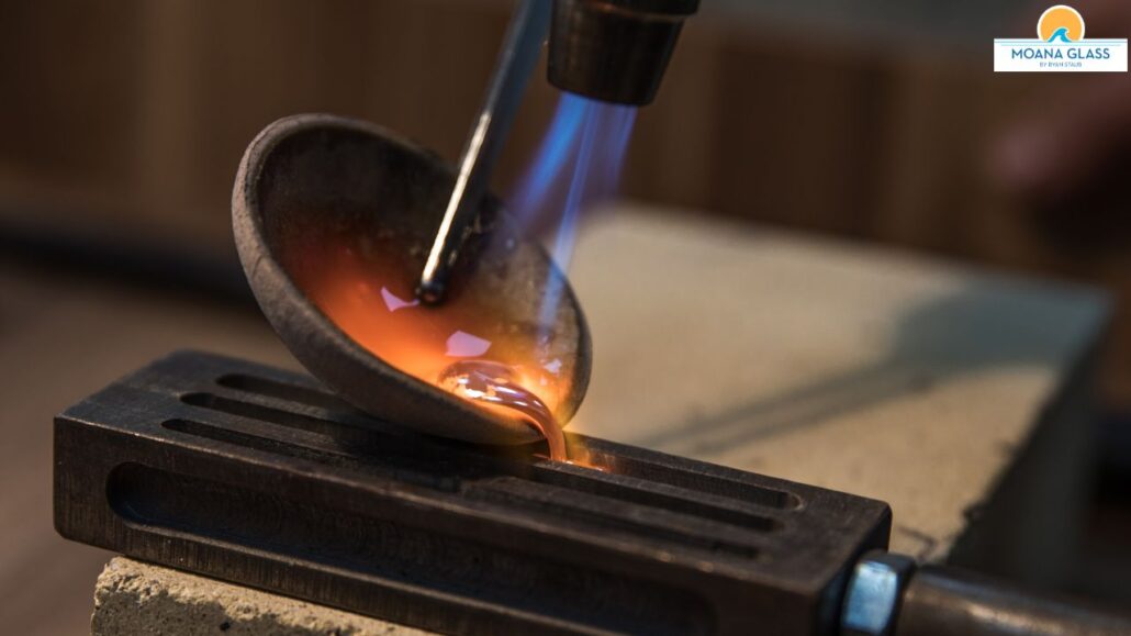 Between Glassblowing & Casting