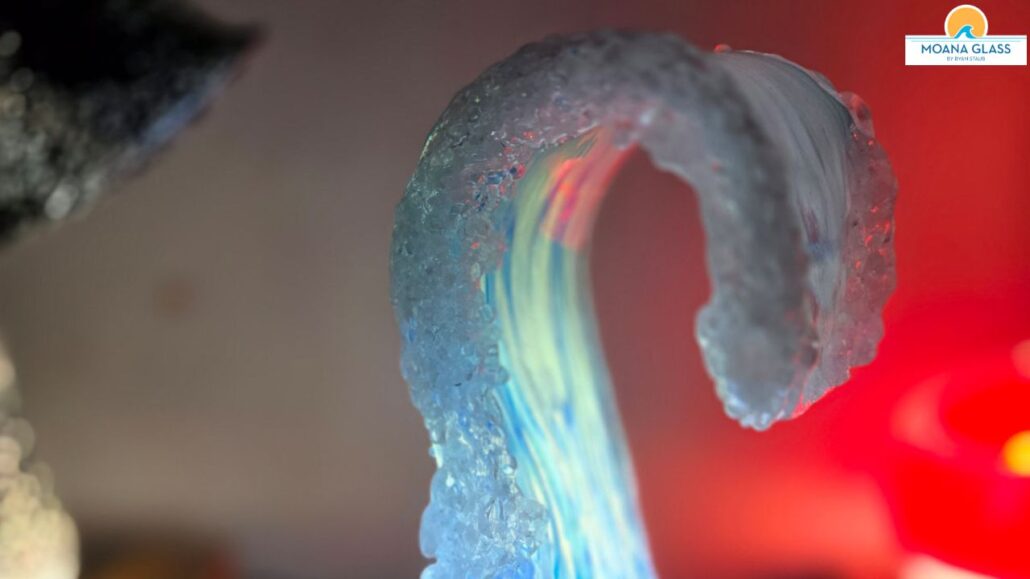 Glass Wave Sculptures